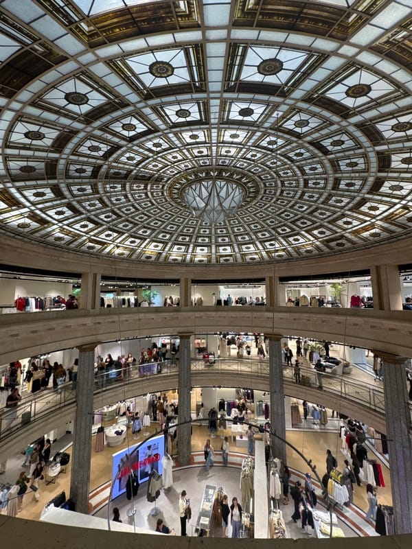 Barcelona retail and personal moments captured during afternoon