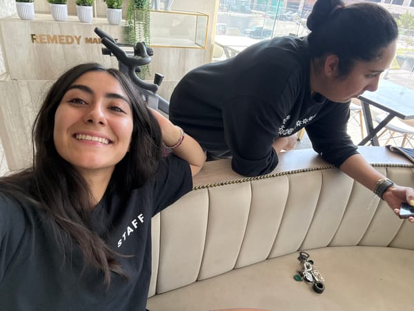 Young adults gather for afternoon cafe socializing in Puebla