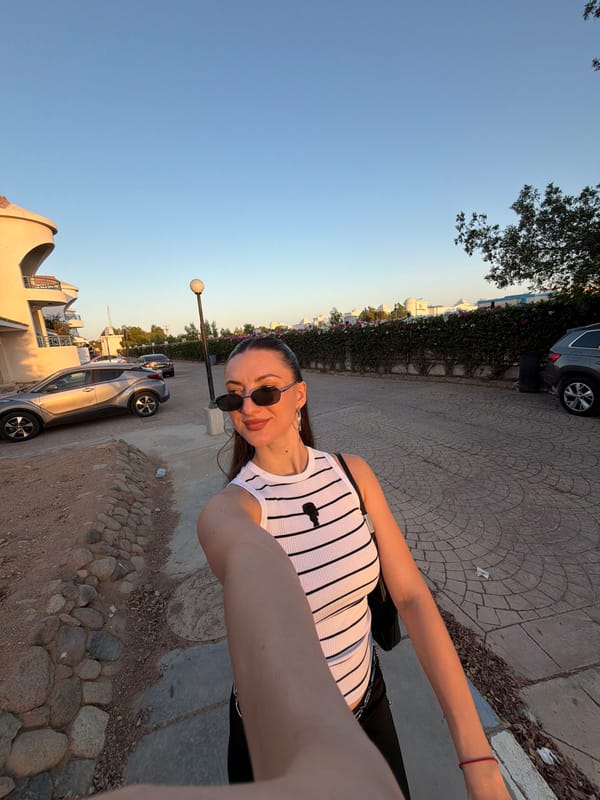 A summer day winding down at a Sharm El Sheikh resort