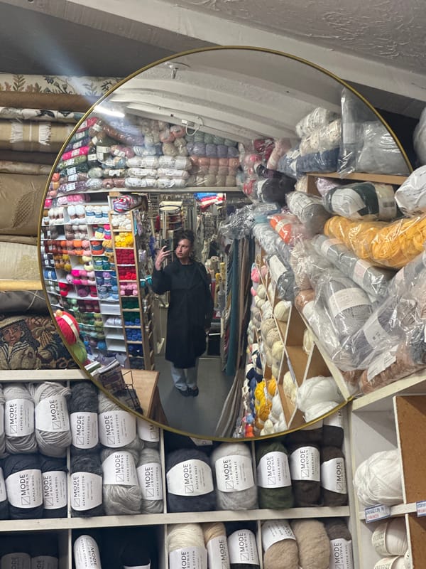 Craft store interior documented in Sevenoaks