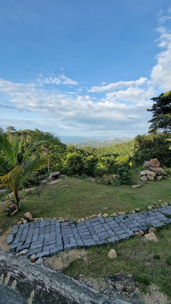 Scenic coastal viewpoint documented in Baan Tai, Thailand