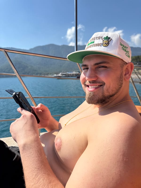 Morning boat trip documented off Kumluca Turkey coast