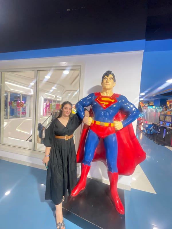 Families enjoy evening at indoor entertainment complex in Marrakesh