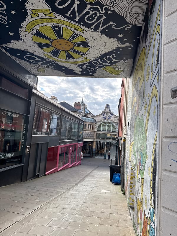 Tourist documents Norwich's historic landmarks in 10-minute architectural tour