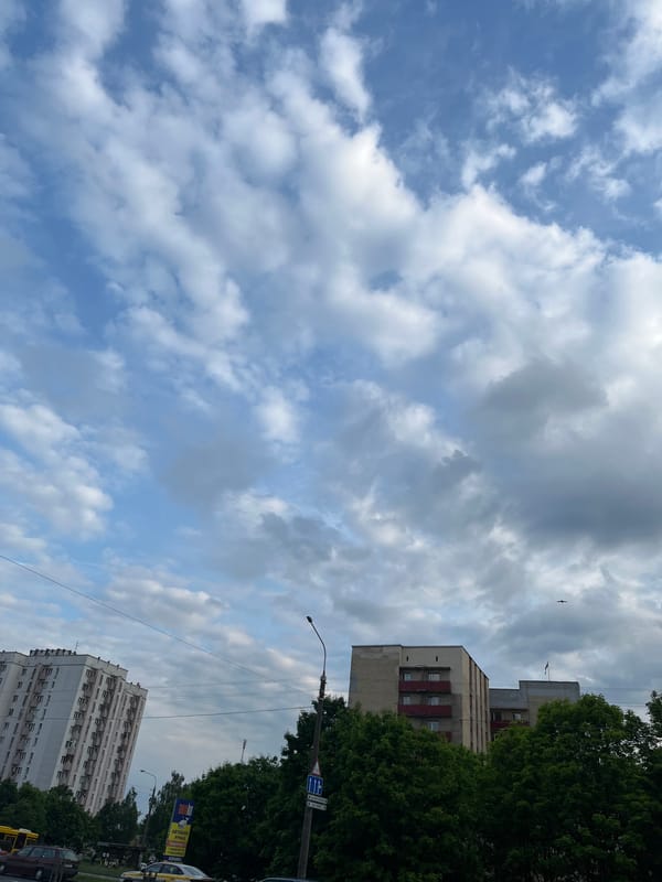 Early morning life documented across Minsk residential areas