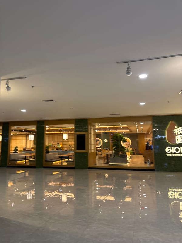 Shopping mall visit documented in Tangerang, Indonesia