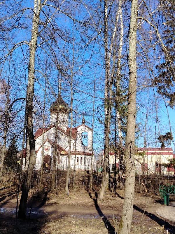 Spring afternoon life documented in Russian village of Noviy