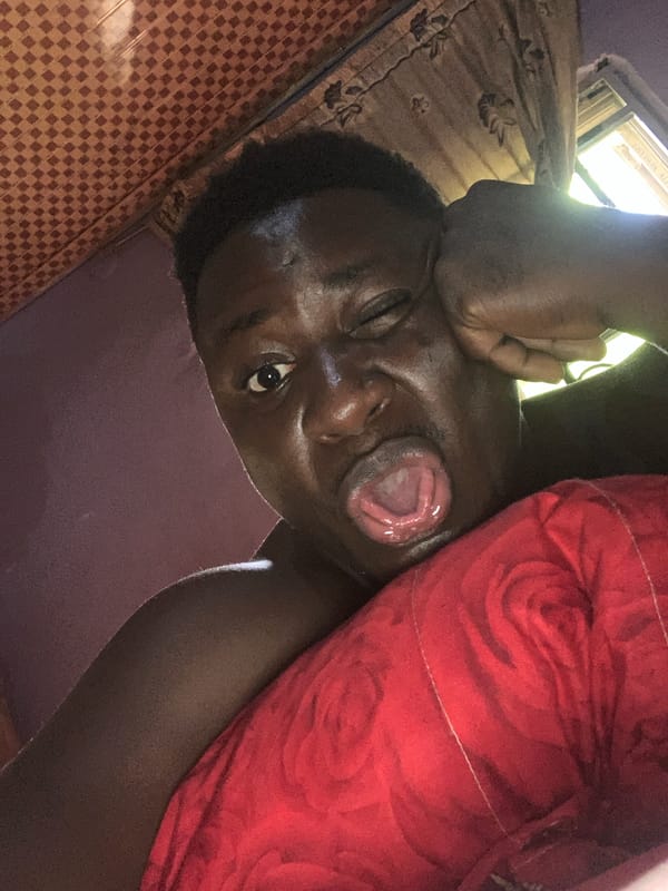 Person photographed resting indoors in Akwanga, Nigeria
