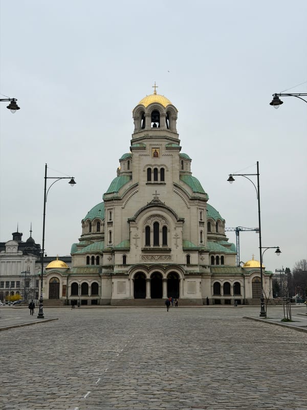 Alexander Nevsky Cathedral photographed in Sofia morning