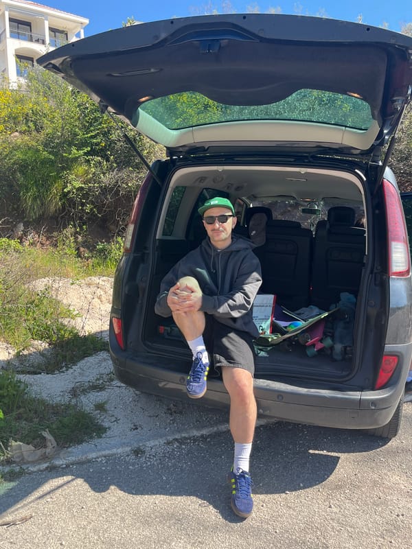 Explorers documented around coastal Krstac, Montenegro during afternoon outing