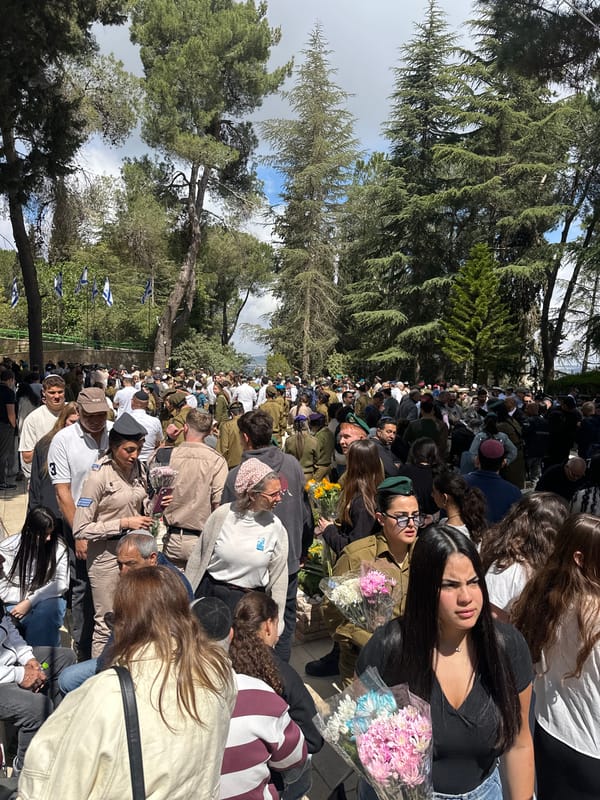Memorial service draws crowds to Jerusalem gravesite