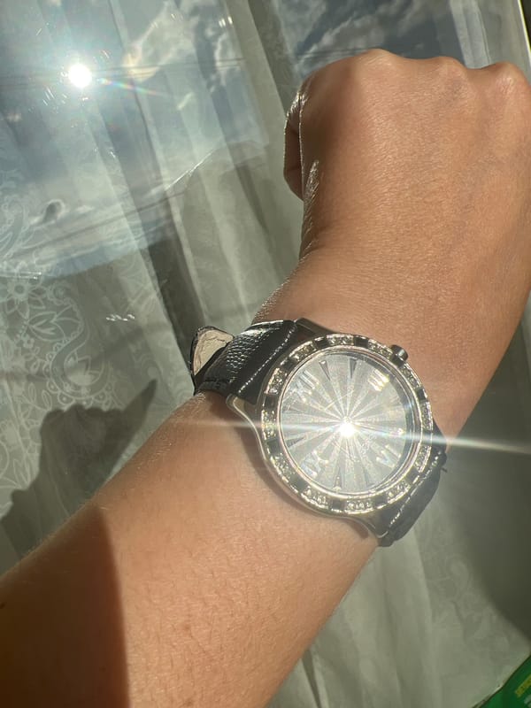 Casual personal feed: watches, plants, and cloudy Minsk streets