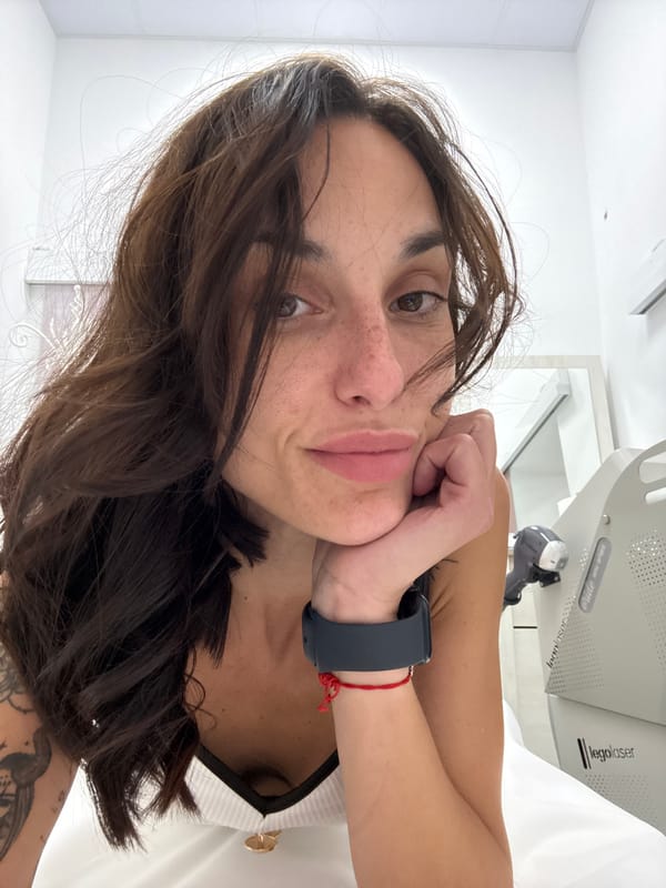 Casual close-up selfie in Pleven, smartwatch and bracelet detail