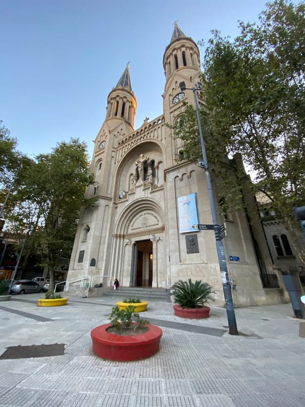 Basilica del Espiritu Santo documented in Buenos Aires Palermo district