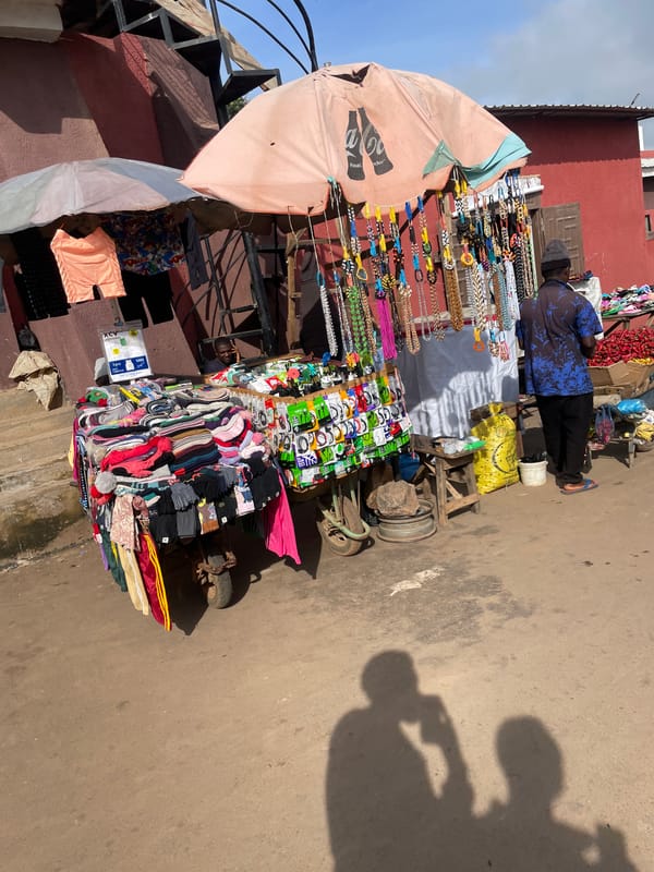Morning hustle at Bukuru's street market, Nigeria
