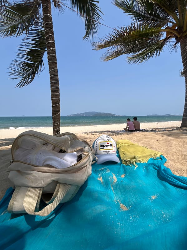 Early morning beach activity and urban scenes documented in Nha Trang