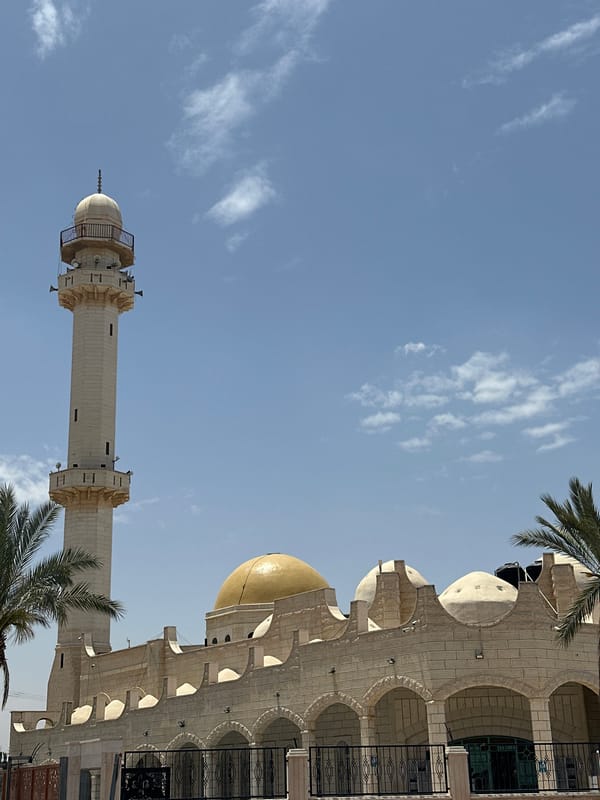 Everyday scenes captured around Rahat's Great Mosque area