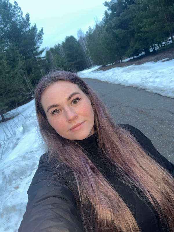 Casual selfies captured during mixed weather in Chaikovsky, Russia