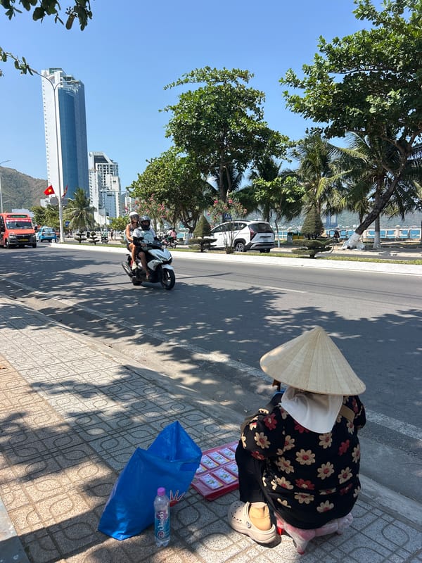 Morning street life documented in Bắc Nha Trang, Vietnam