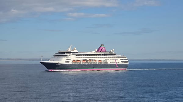 Cruise ship Renaissance passes through Aberdeen waters