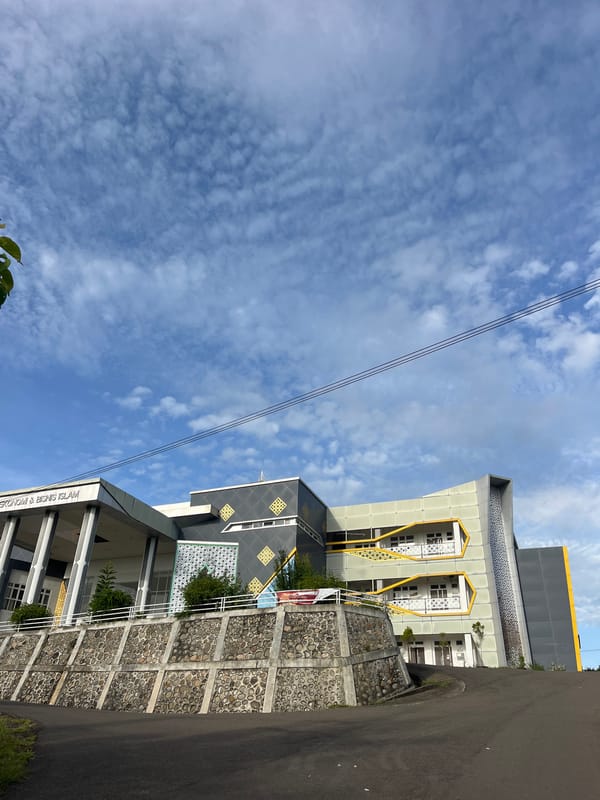 Witness documents architectural and botanical scenes during Lhokseumawe journey