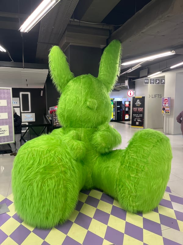 Easter decorations displayed across Liepaja public spaces