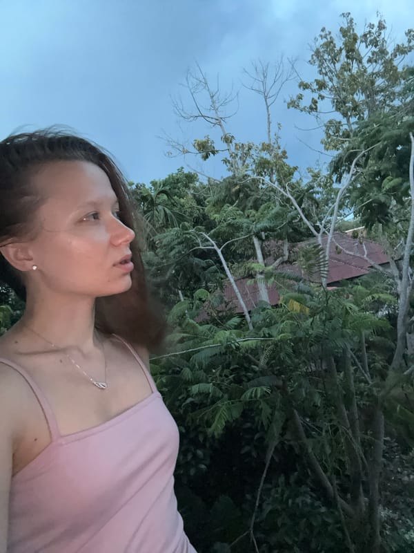 Portraits and stormy tropical landscapes in Baan Hua Thanon, Koh Samui
