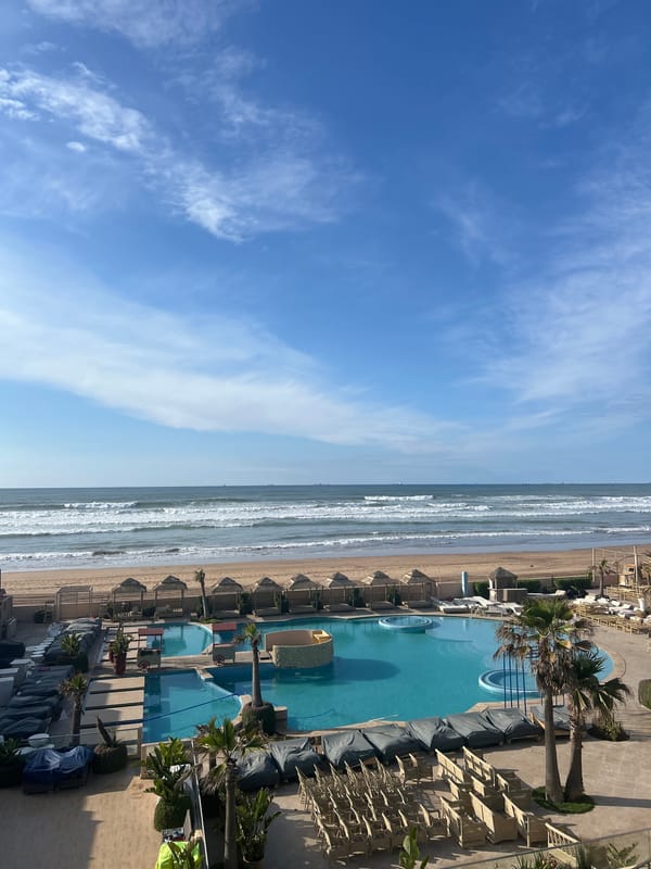 Spring coastal scenes captured in Casablanca, Morocco