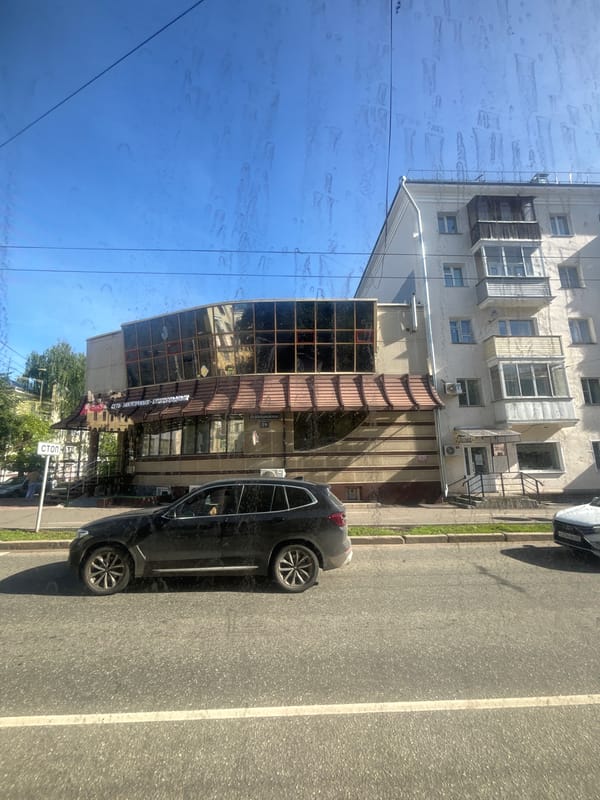 Street scenes across Kirov, Russia on a sunny morning