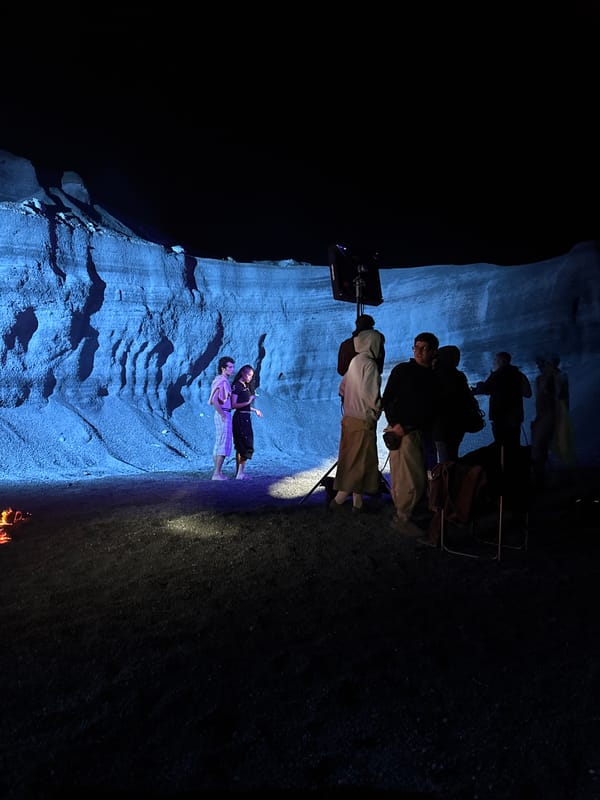 Night film production documented across Lanzarote locations
