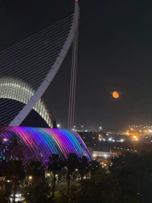 Night documentation of Valencia's City of Arts and Sciences