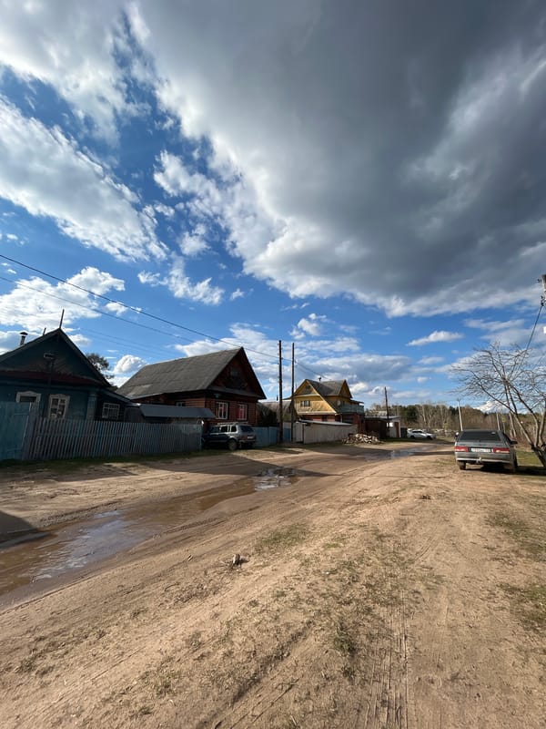 Daily life moments documented in Chaikovsky, Russia