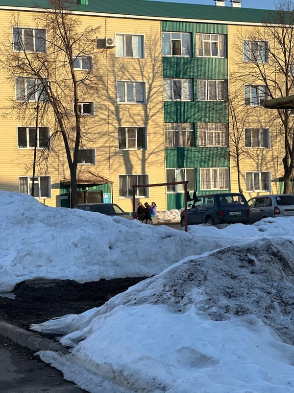 Daily life scenes captured in Aktanysh, Russia