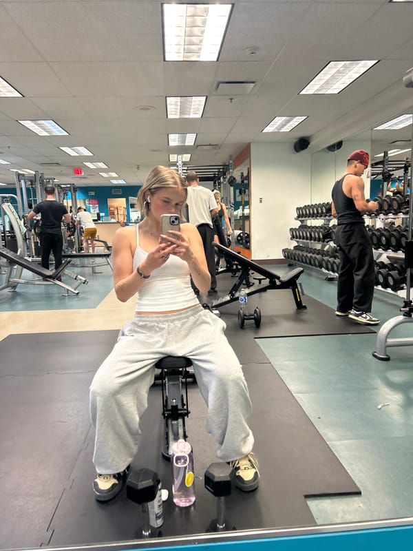 Woman spotted exercising at Whistler gym facility