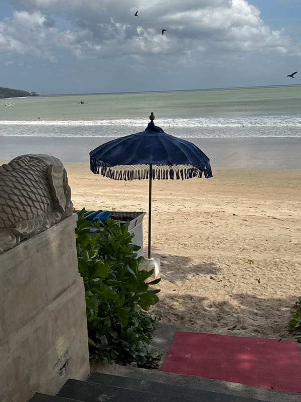 Lazy afternoon at a Kuta Selatan beachfront resort, Bali