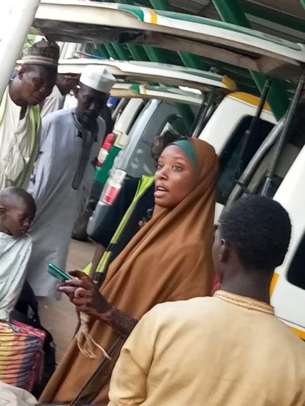 Morning hustle at Gombe's transport hub, Nigeria