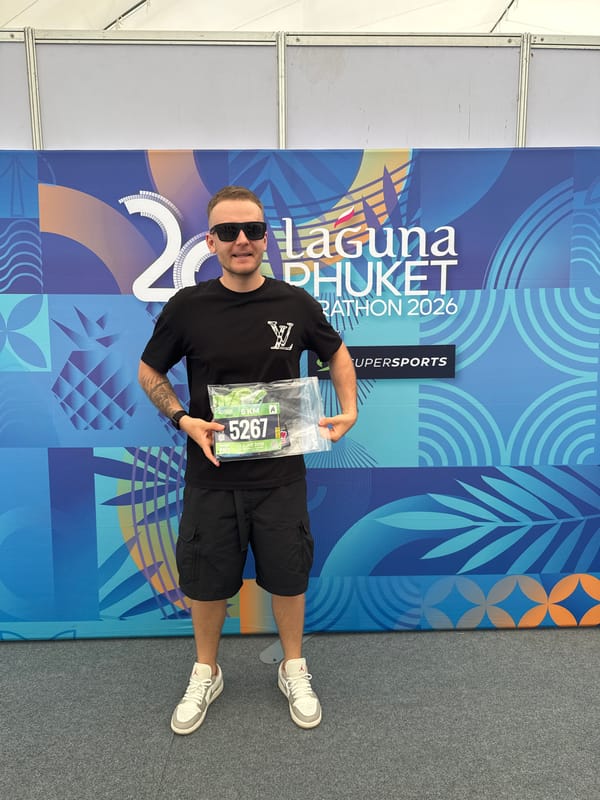 Marathon participant spotted at Laguna Phuket 2026 event