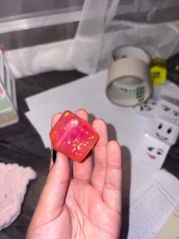 Art-making session with animals, watercolors, and squishy toys