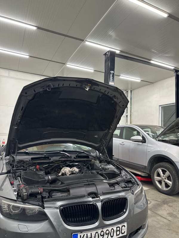 BMW undergoes maintenance in Dupnitsa, Bulgaria