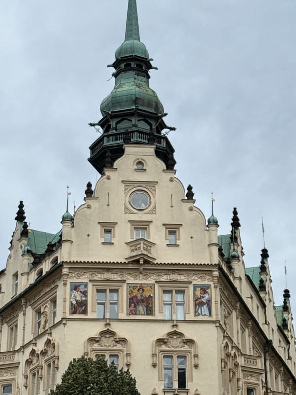Prague city center: Gothic towers, Belle Époque facades, and street-level oddities