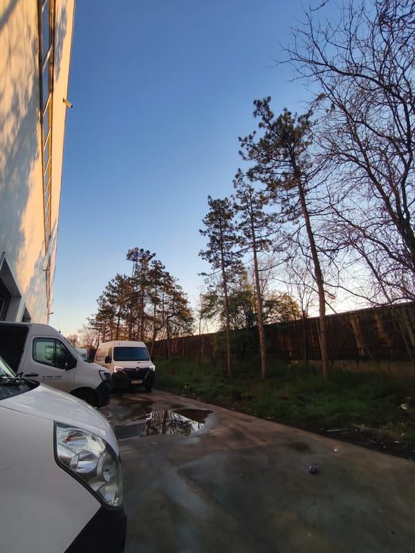 Overnight warehouse operations captured at Burgas logistics facility