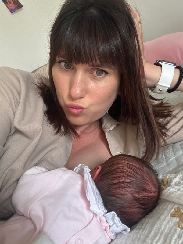 Mother and baby share quiet moment in Aprilia