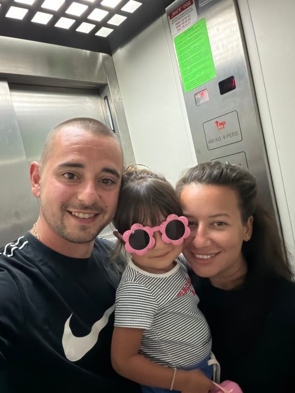Casual family snapshots in Burgas, Bulgaria