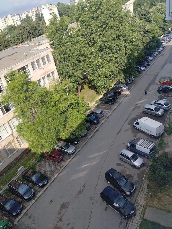 Morning documentation of urban life in Yambol, Bulgaria