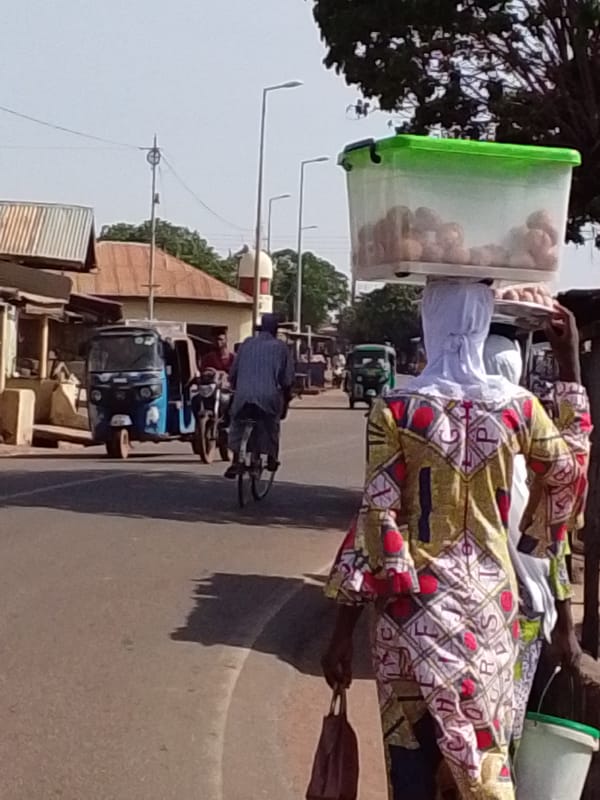 Morning street life captured in Tamale, Ghana