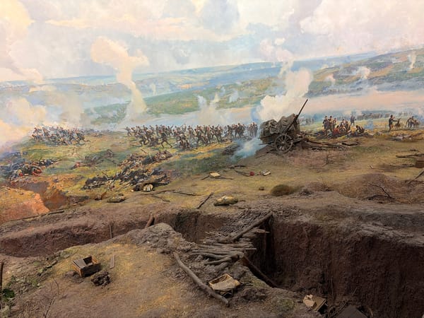 Visitor documents Pleven Panorama war memorial and historical displays