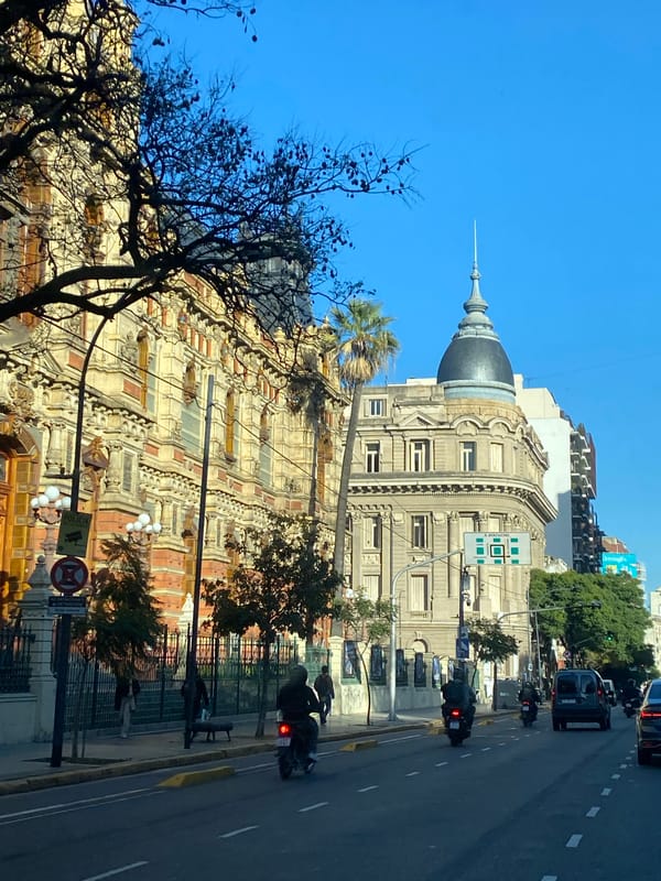 Street architecture documented near Universidad Del Salvador, Buenos Aires