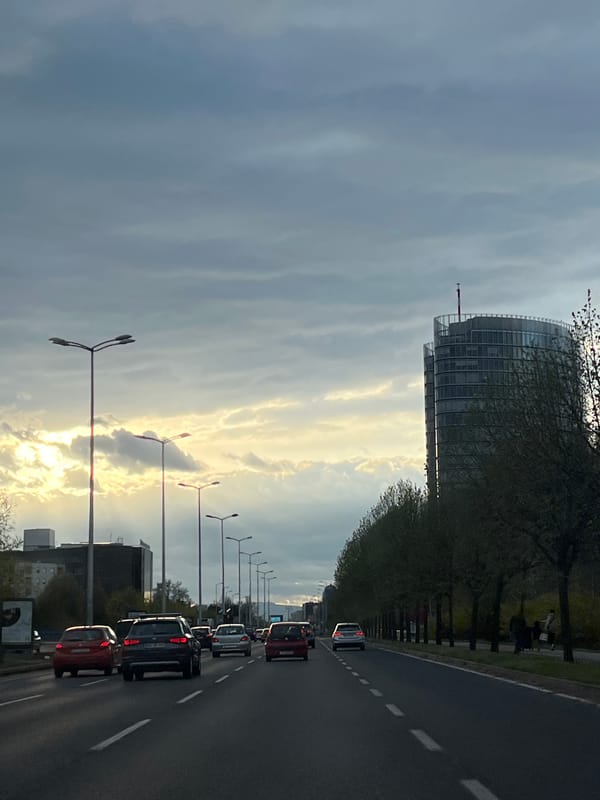 Zagreb street scenes show traffic and highway signs