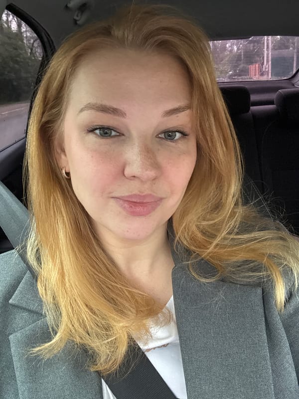 Quick car selfies on an early morning drive through rural Russia