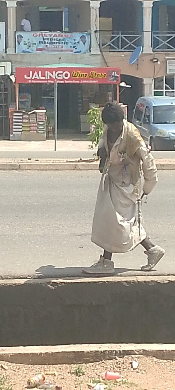 Afternoon street and shop life in Jalingo, Nigeria